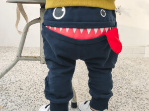 Pantalon survêtement bébé couleur bleu foncé