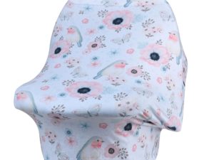 Couverture protection bébé modèle fleurs