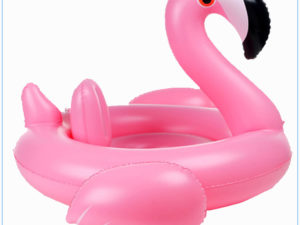 Bouée bébé enfant flamant rose