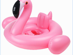 Bouée piscine flamingo avec siège pour bébé