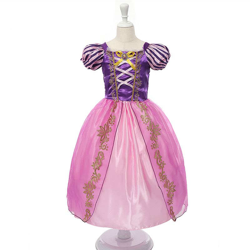 Robe enfant fille, déguisement Raiponce