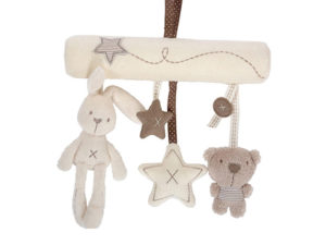 Peluches à suspendre au siège auto bébé