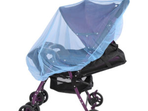 Moustiquaire poussette bébé - couleur bleu