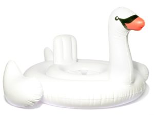 Bouée blanche avec siège enfant
