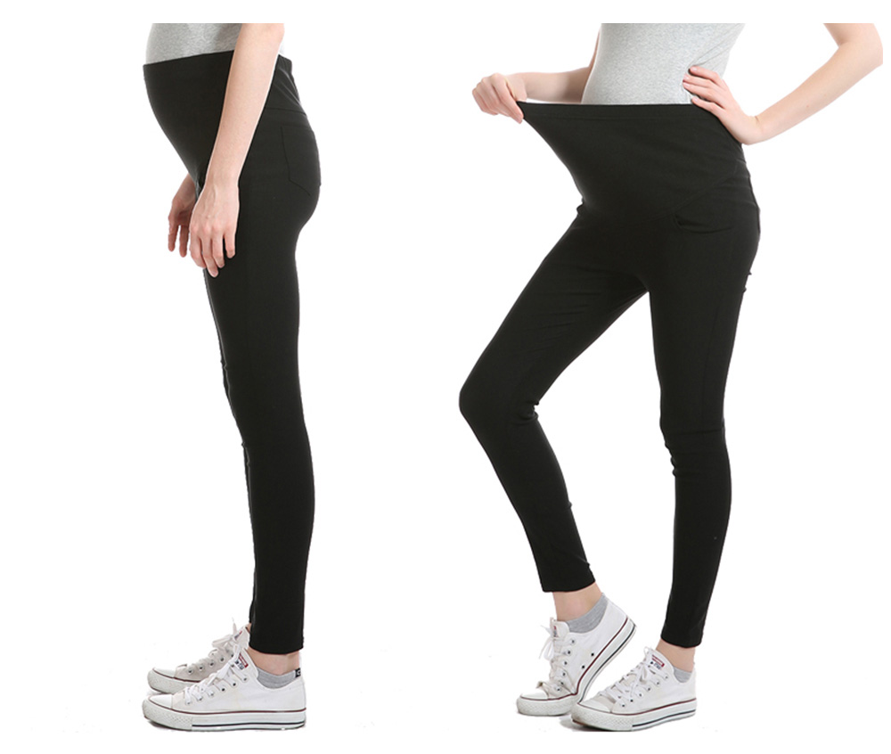 Legging noir grossesse super stretch