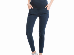 Pantalon grossesse bleu stretch denim