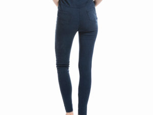 Pantalon grossesse, vue de dos, denim femme enceinte