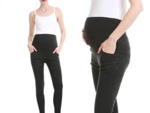 Pantalon denim jean femme enceinte