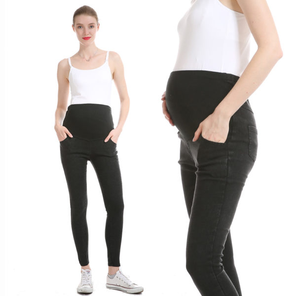Pantalon denim jean femme enceinte