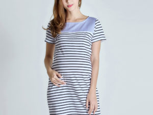 Robe grossesse été manches courtes