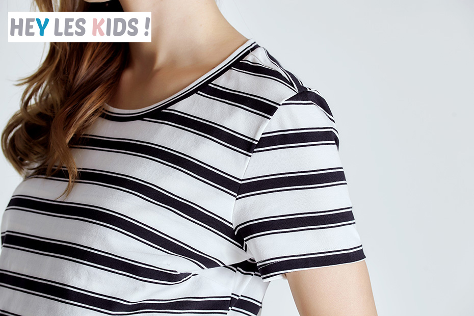 Détail de la robe femme enceinte