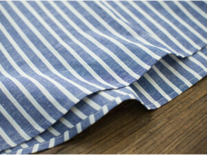 Robe légère bleu et blanc pour l'été - Robe de grossesse et après l'accouchement