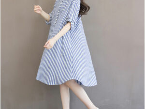 Robe d'été légère - Vue de profil - Robe de grossesse