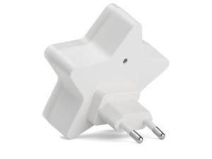 Veilleuse murale en forme d'étoile