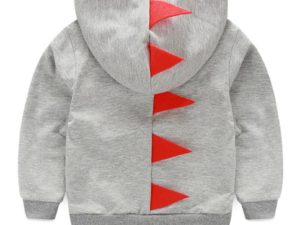 Épines de dinosaure au dos de la veste bébé garçon