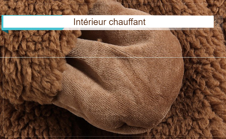 Veste bébé ours hiver - intérieur chauffant