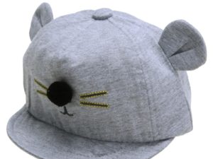 Casquette chat pour bébé avec visière