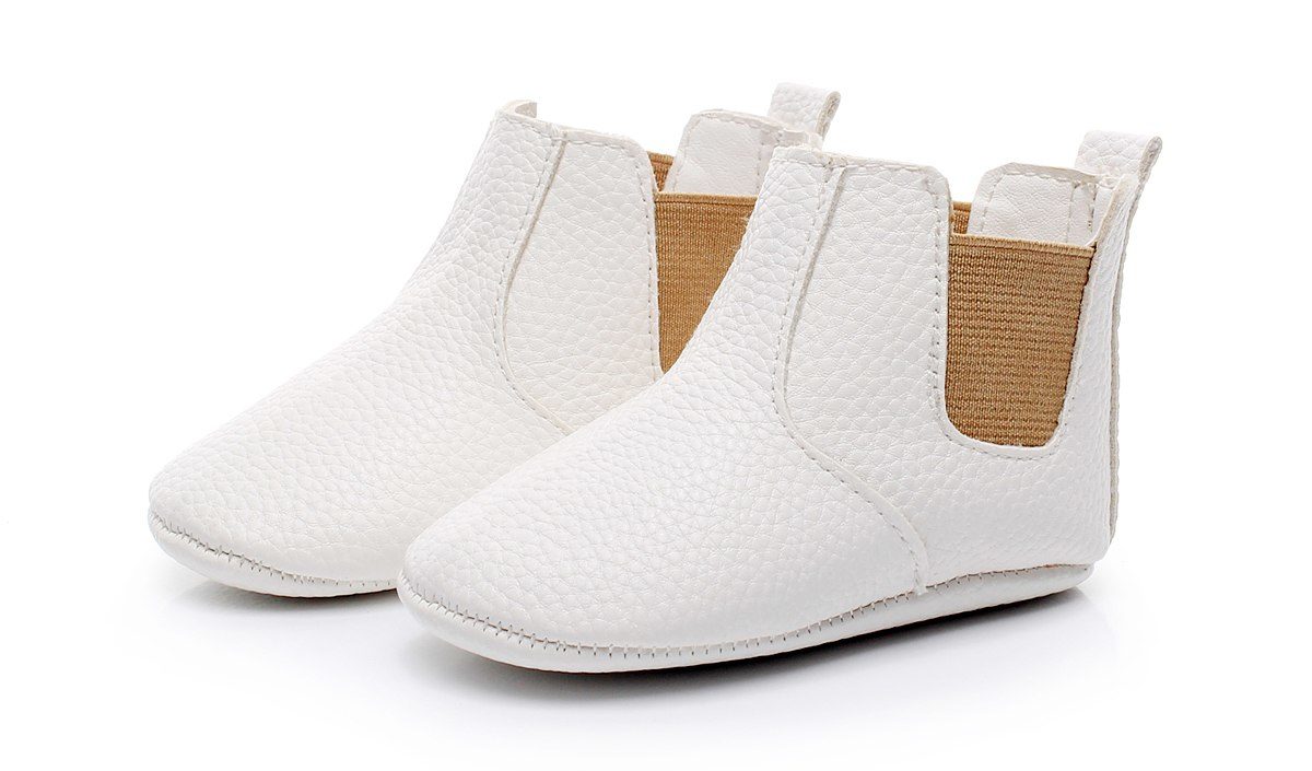 Mocassins blancs pour bébé
