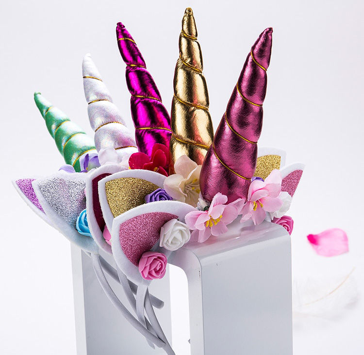 Serre-tête licorne pour enfant fille