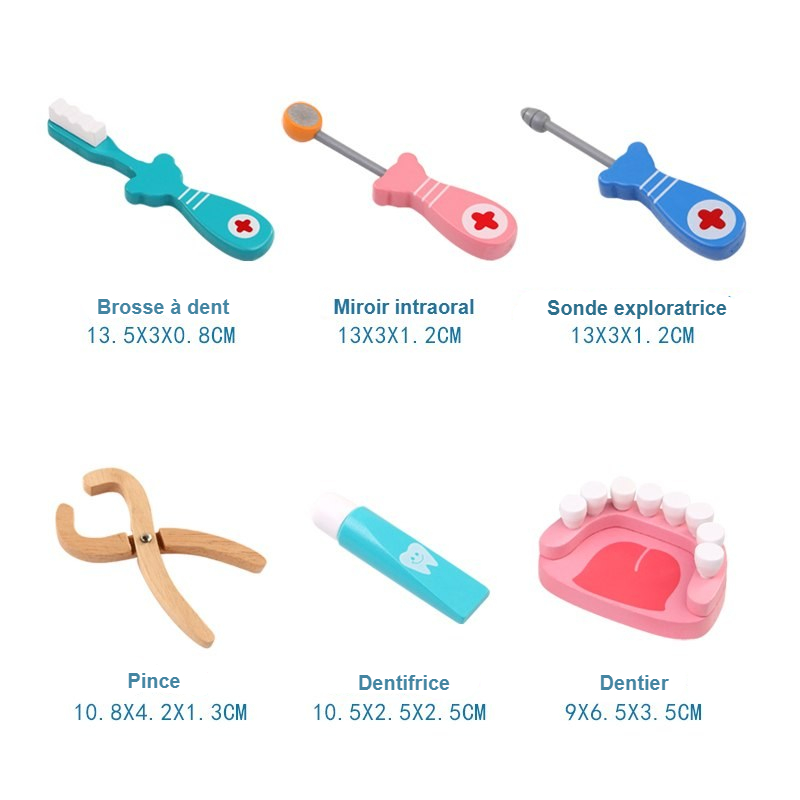 Acheter Kit dentiste - Jeu d'imitation - Bigjigs - Le Nuage de Char