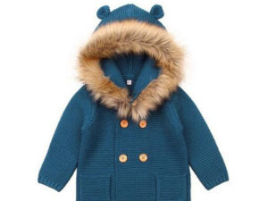 Chandail bébé bleu turquoise