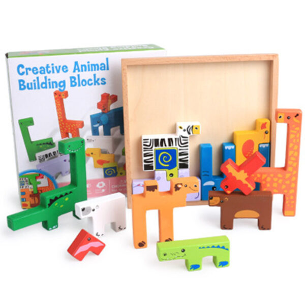 Boîte de jouets en bois pour enfants