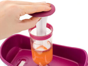 Remplissage des gourdes par pression