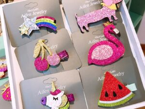 Barettes à cheveux fantaisie