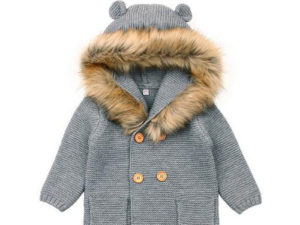Chandail bébé couleur gris