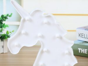 Veilleuse licorne blanche