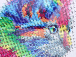 Toile chaton arc-en-ciel - Peinture diamant 5D