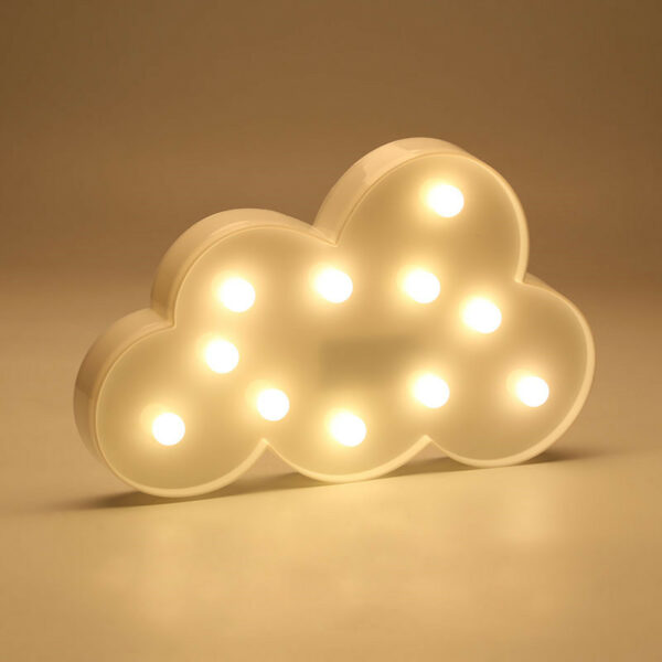 Veilleuse murale LED en forme de nuage
