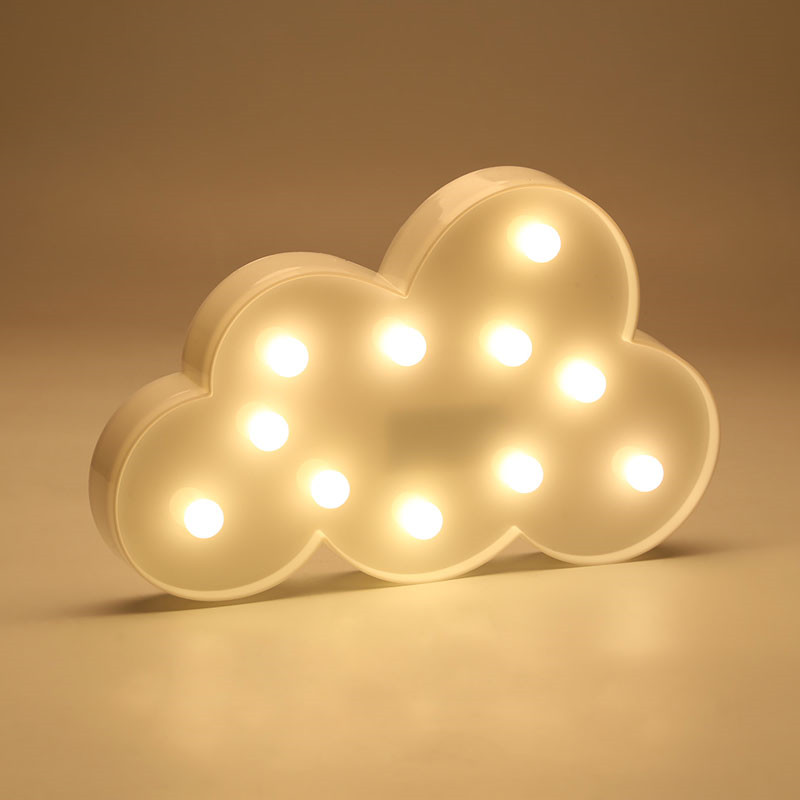 Veilleuse murale bébé / enfant - Lampe LED forme de nuage