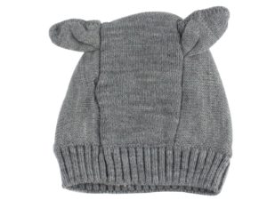 Cagoule bébé grise vue de derrière