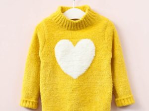 Pull fille 8 ans couleur jaune