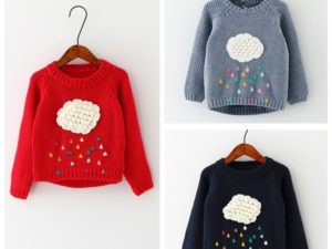 Pulls en laine hiver fille