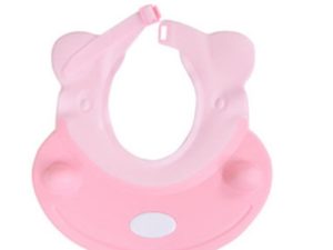 Chapeau bain bébé - couleur rose