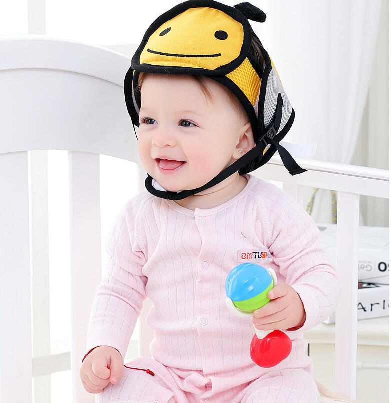 Casque de protection anti-choc en coton pour bébé,protège la tête de  l'enfant en