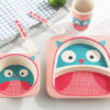 Vaisselle bébé bambou - Modèle hibou