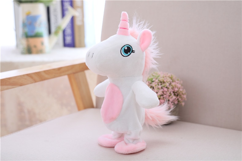 Peluche licorne qui parle