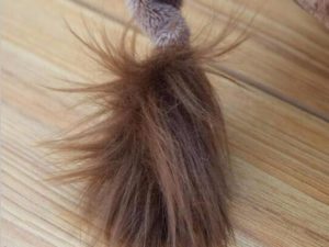 Peluche éléphant d'Afrique - Détail de la queue