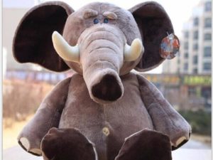 Peluche éléphant d'Afrique