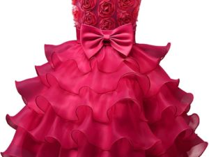 Robe fille occasion mariage - Robe rose fuchsia