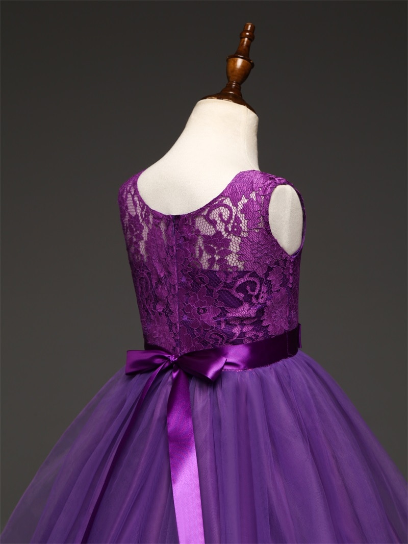 Robe longue demoiselle d'honneur - Vue de dos