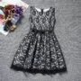 Robe dentelle noire fille pour occasions spéciales