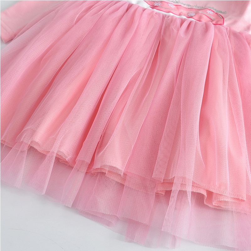 Robe fille 2 à 8 ans - Anniversaire - Broderie Licorne, Papillons, Animaux