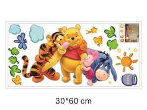 Dimensions du sticker mural décoratif pour chambre enfant bébé
