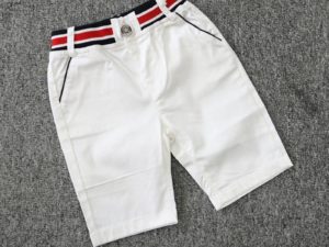 Bermuda blanc pour enfant