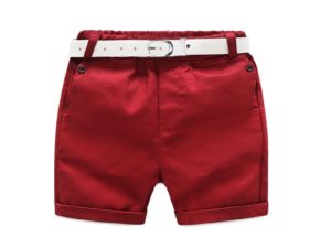 Bermuda rouge garçon