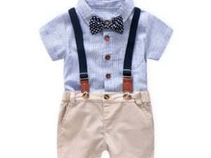 Ensemble Bebe Garcon Chemise Manches Courtes Avec Bermuda